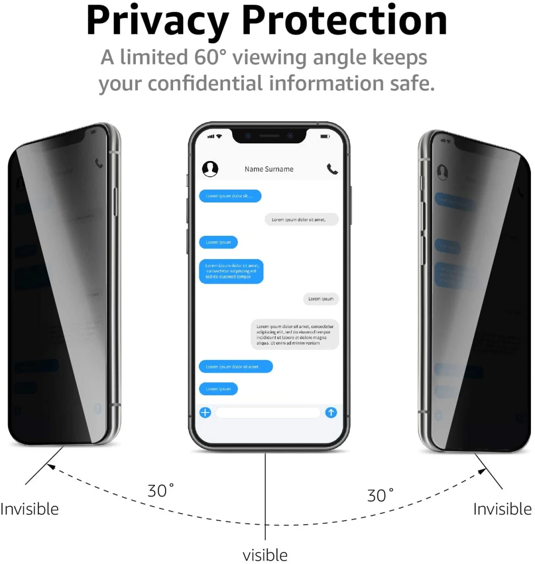 Outdoors Anti Peep TPU Screen Protection Film Priavacy Protection