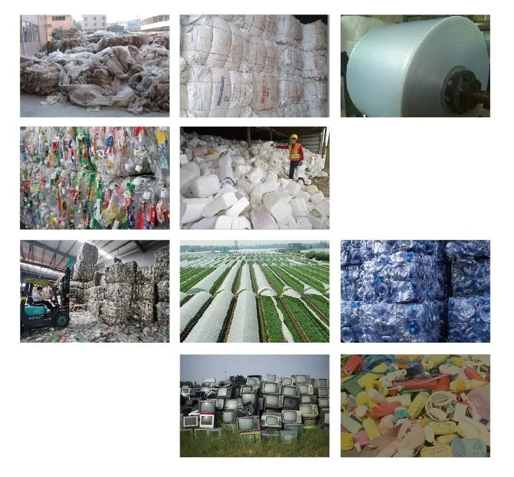 Plastic Shredder Granulator Pet Bottle Film Recycling Line Packing Plastic Film PP LDPE HDPE Plastic Recycling Machine