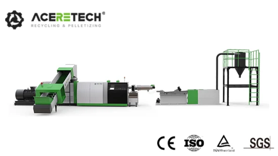 ПП/ПЭ сельскохозяйственная промышленная пленка/тканый мешок/хлопья/упаковочная машина для переработки пенопласта, гранулятор, экструдер
